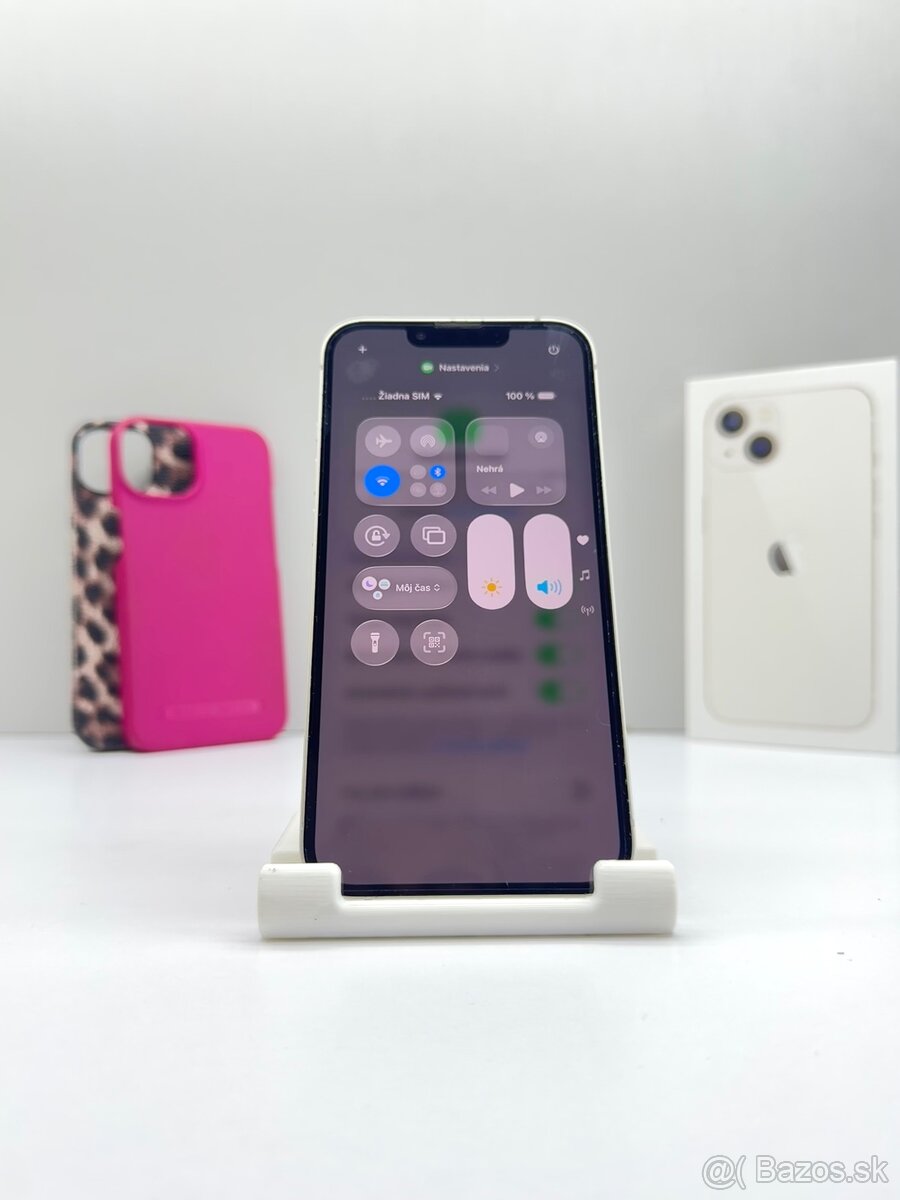 iPhone 13 WHITE 128GB TOP STAV NOVÁ BATÉRIA 100% - 14