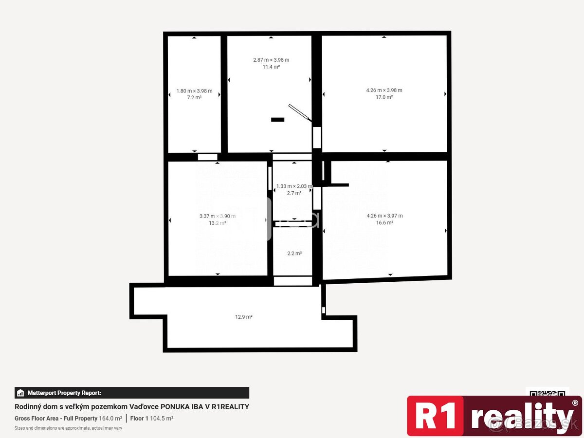 Rodinný dom s veľkým pozemkom 1779 m2 / Vaďovce pri Starej T - 14