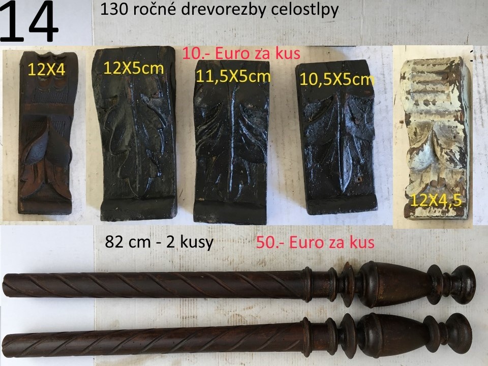 Drevorezby starožitné rok 1870 - 1900 - 14