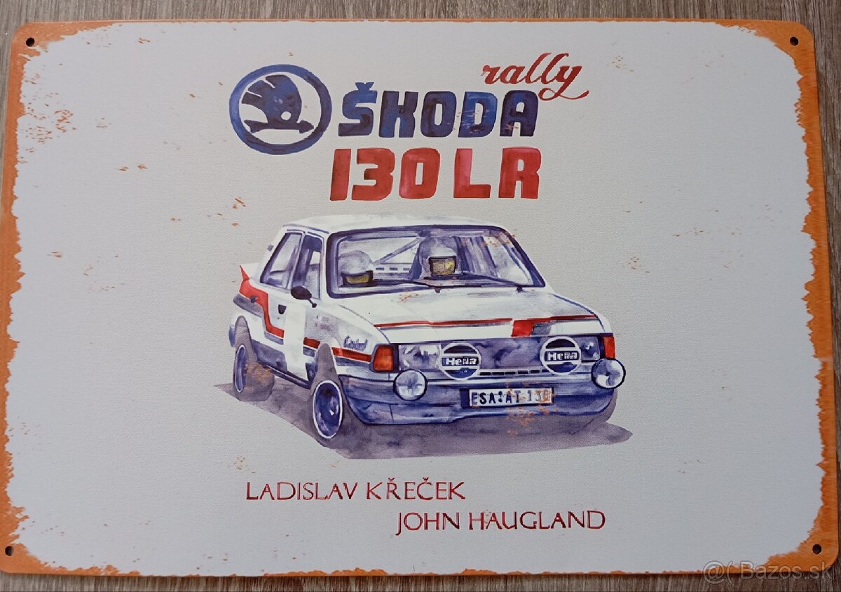 Škoda 130RS/LR, Octavia,Felicia,110R,Garde,retro tabuľky - 14