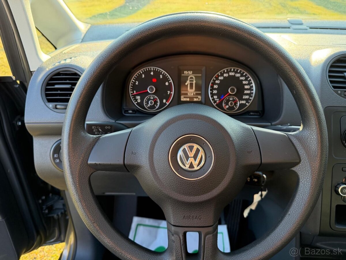 VW CADDY 1,6 MPI BEN/LPG - 75 kW, TOP KM - 14