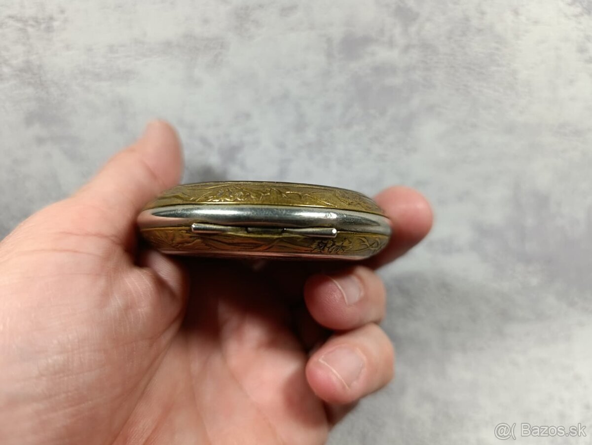 Starožitné dvouplášťové kapesní hodinky typu Régulateur - 14