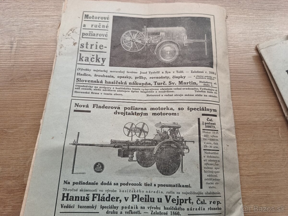 6x Hasičské listy 1936,1937,1940 - 14