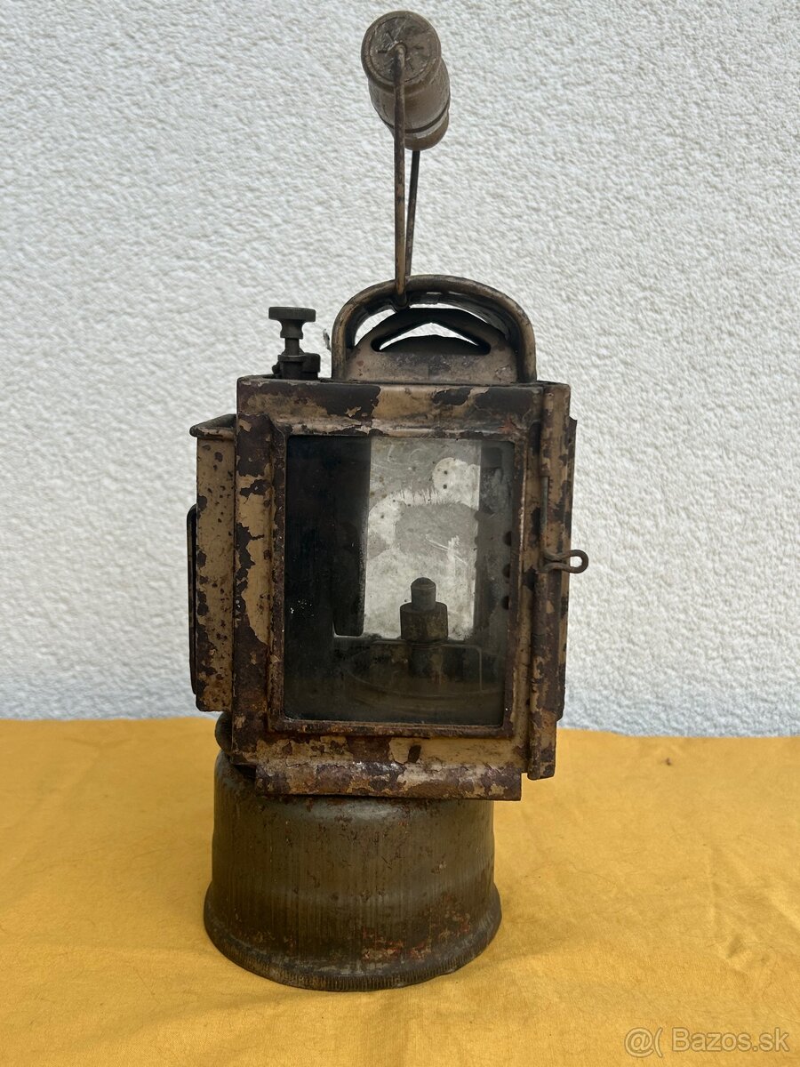 Nemecke kovové karbidove Lampi - 14