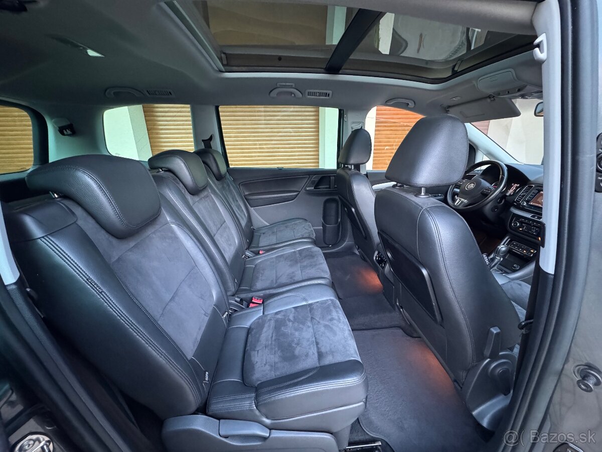 Vw Sharan 2.0TDI 130kw DSG 7miestne+Panorama+Led - 14