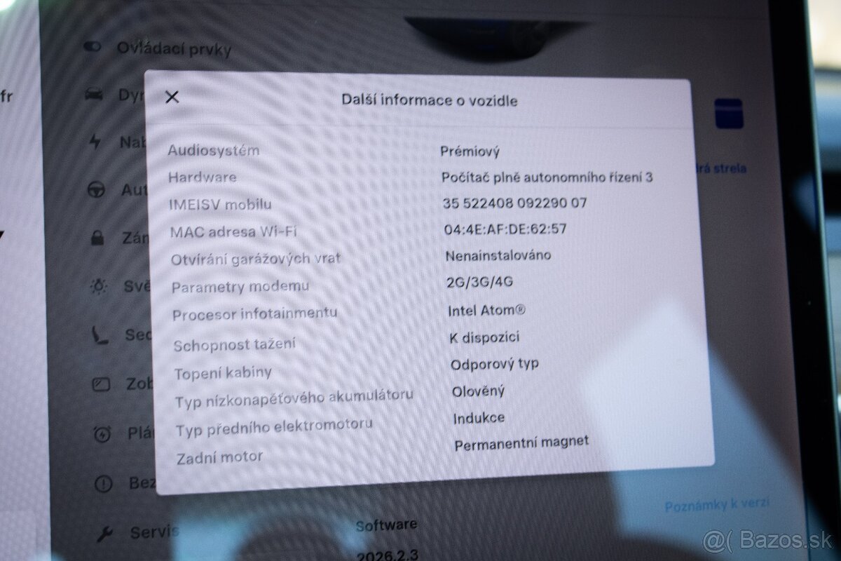 Tesla 3 Long Range, Premium Sound, Ťažné, Deep Blue Met, DPH - 14