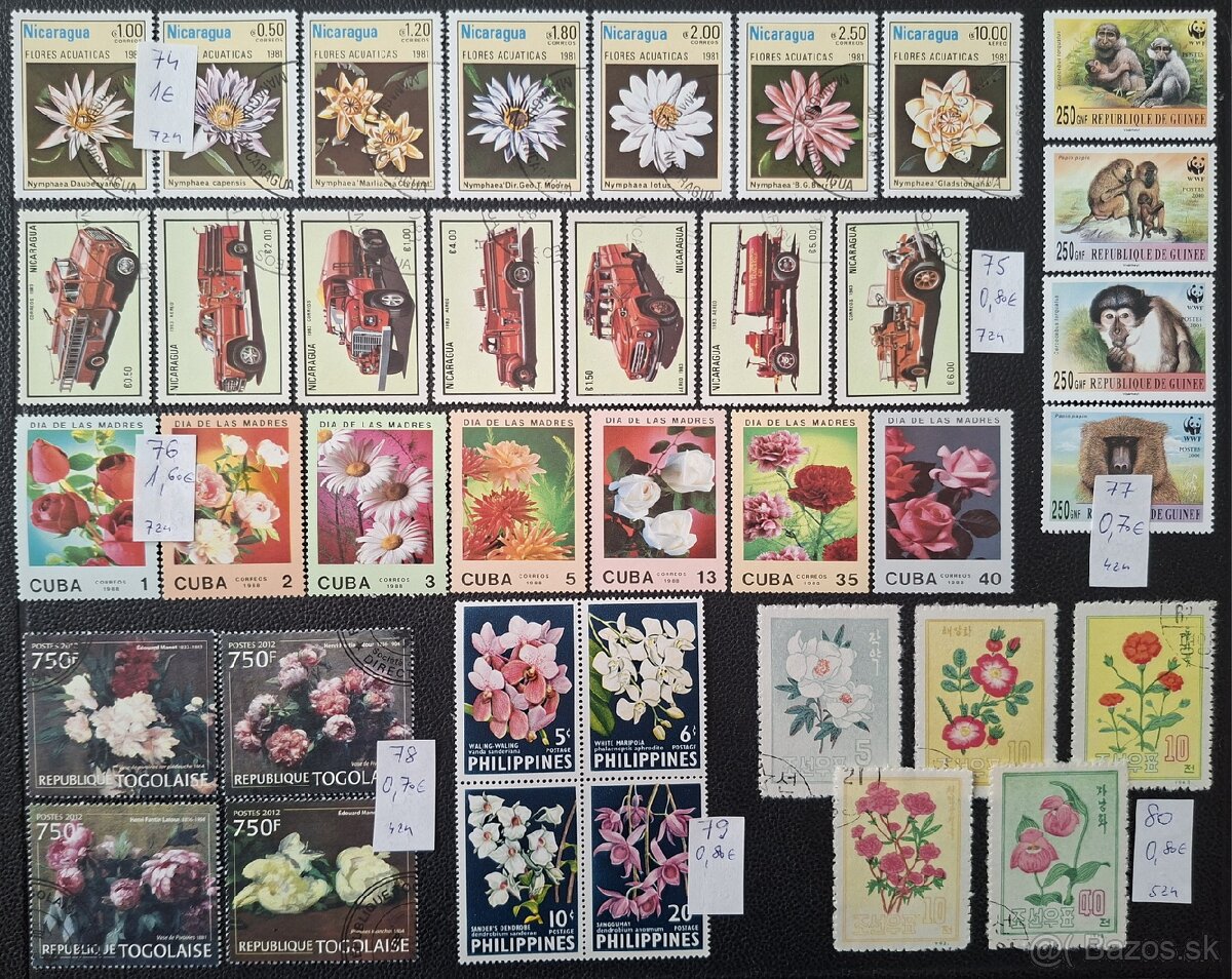 Postove znamky Mix 4 (101poloziek) - 14