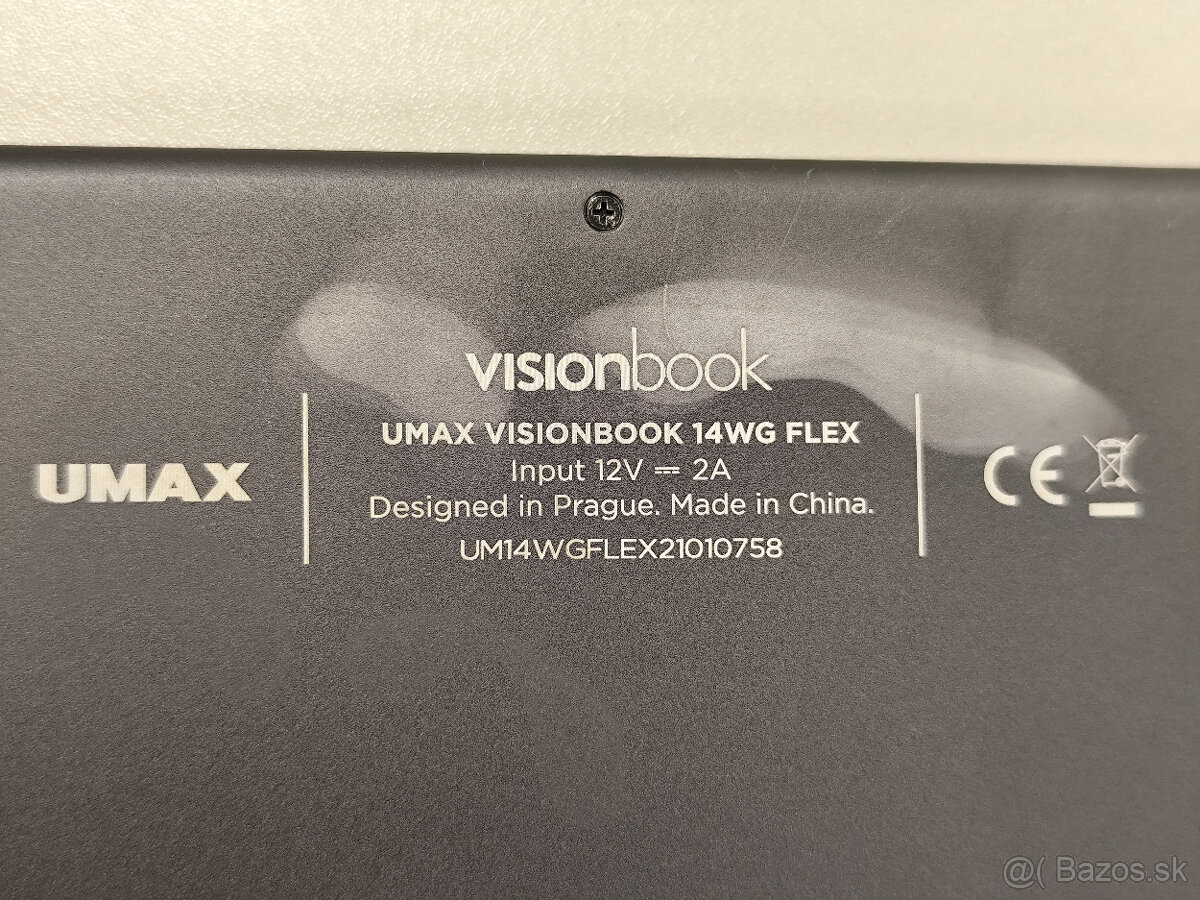 Umax VisionBook 14Wg Flex - nefunkčná klávesnica - 14