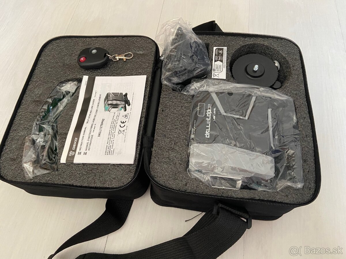 12 líniový samonivelačný 3D laser, diaľkový ovládač, 4400mAh - 14