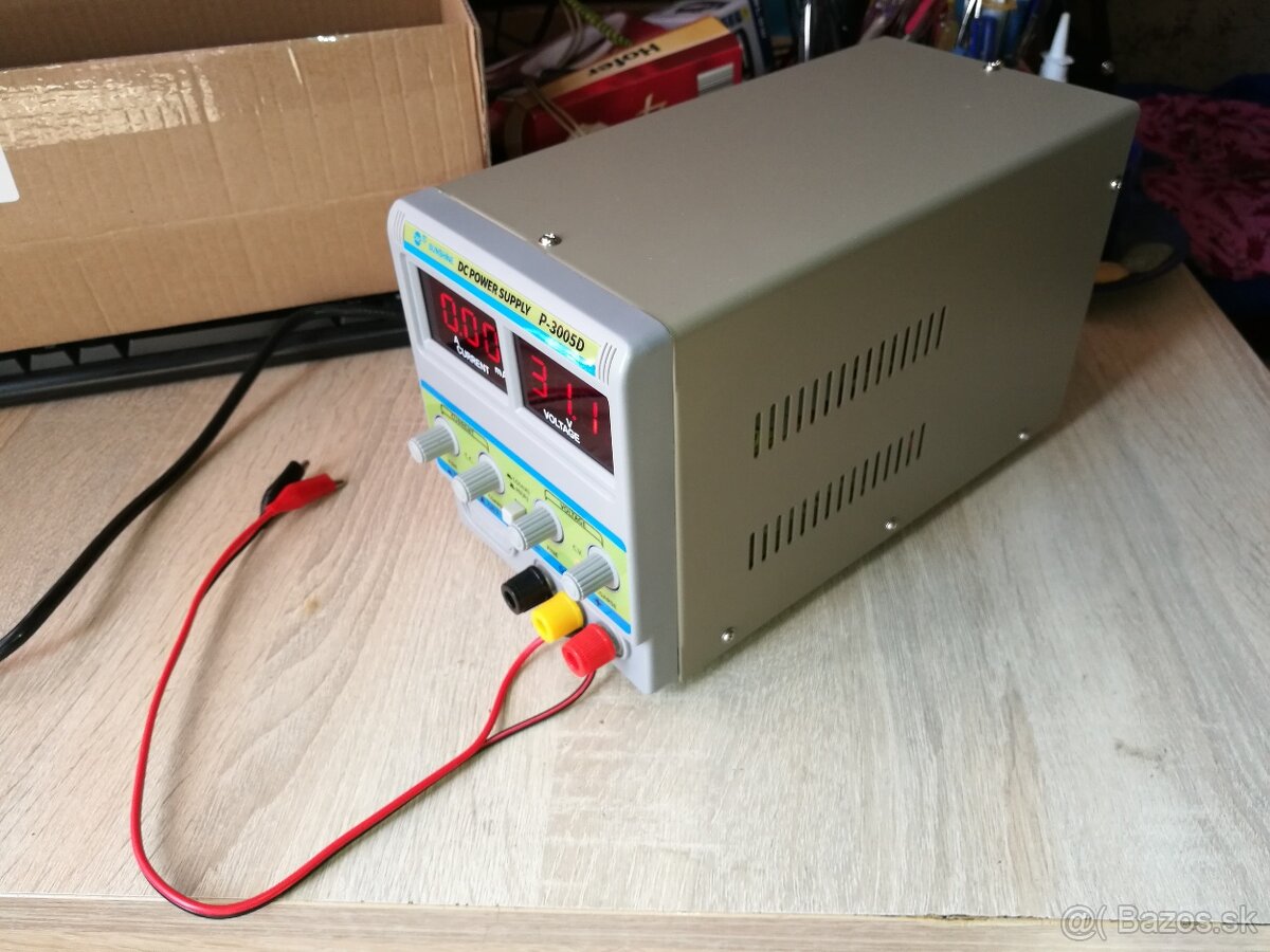 Lineárny laboratórny regulovateľný zdroj. 30 V 5A. - 14