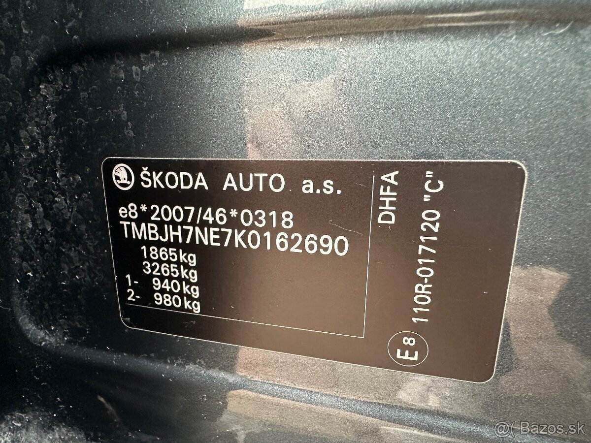 Škoda Octavia III Combi 1.5TSI G-TEC (Benzín - CNG) - 14