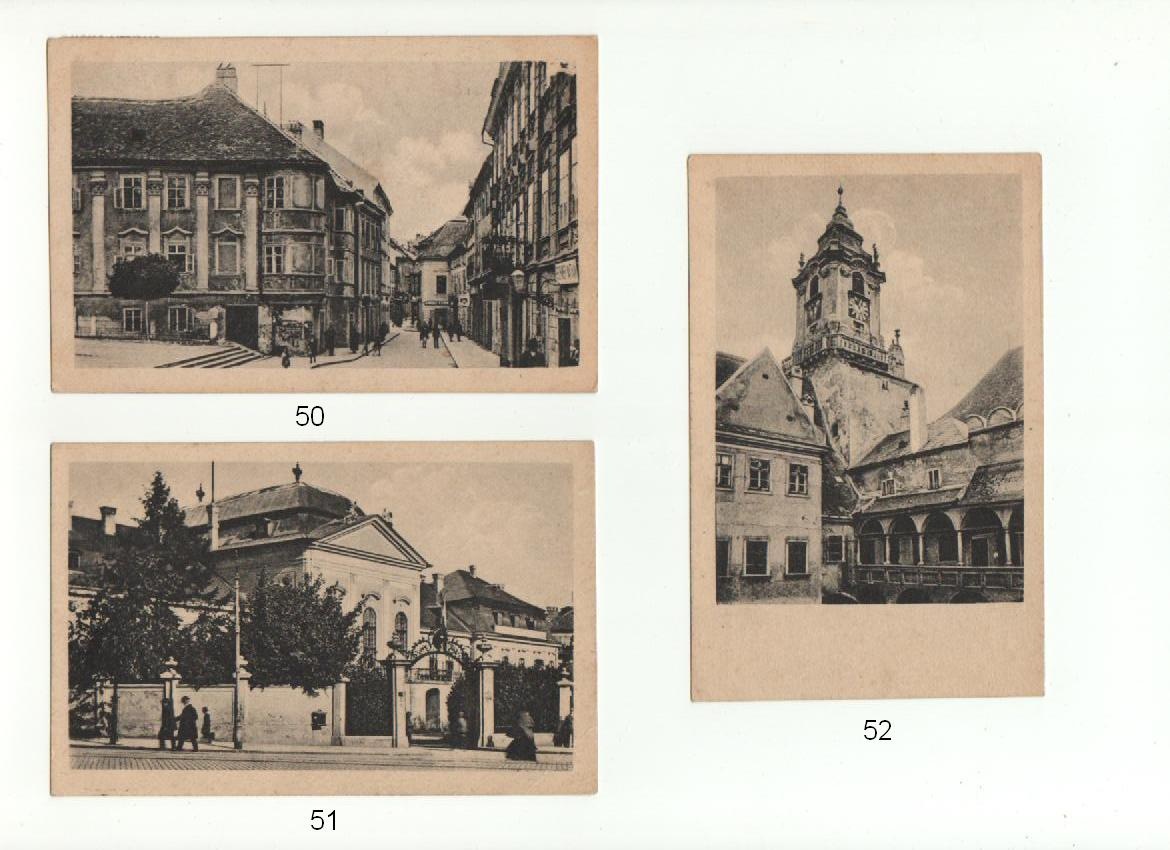 Staré čiernobiele a farebné pohľadnice Bratislava - 14