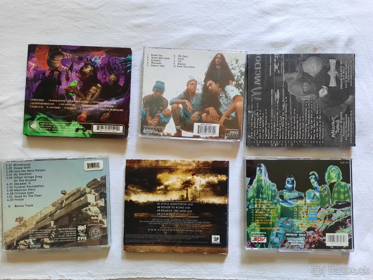 Zbierka CD death , trash metal - 14