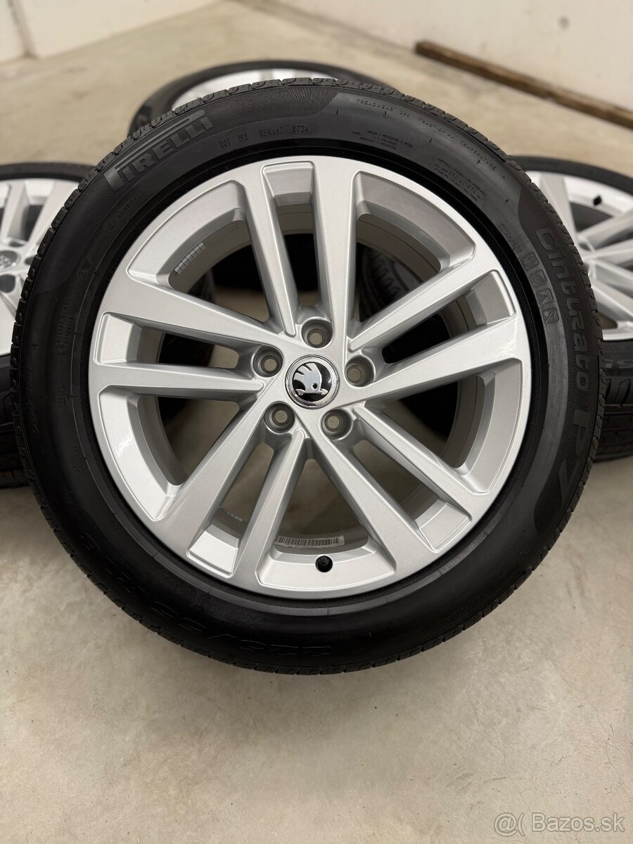 Nepoužitá letná sada Audi A6 C8 - 5x112 R18 , 225/55/18 - 14