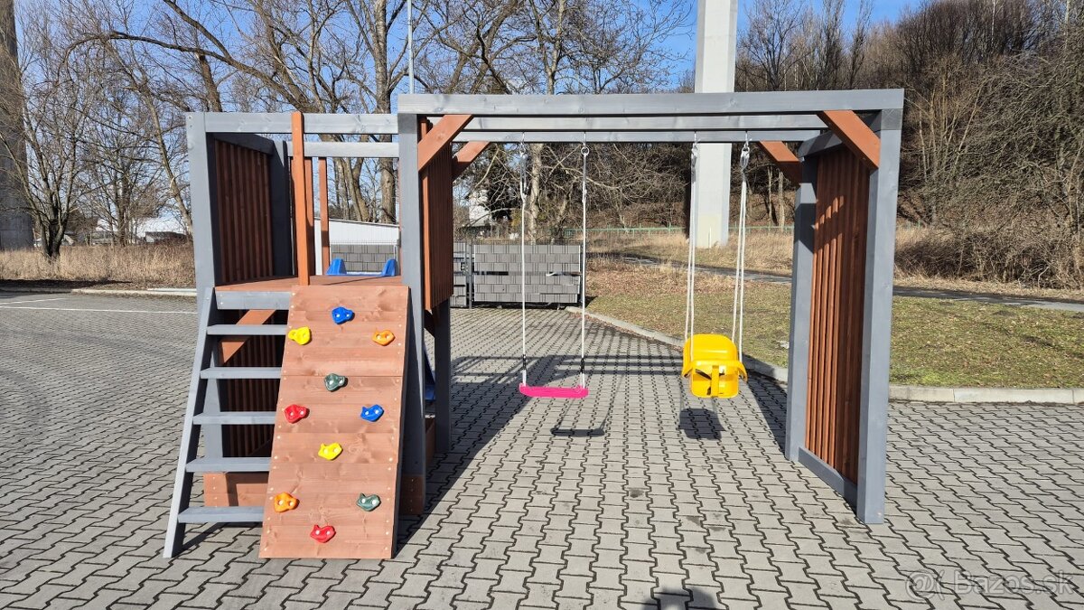 Detské ihrisko so šmykľavkou s montážou a s dovozom - 14