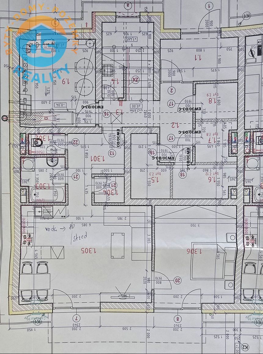 Na prenájom novostavba, 3 izbový byt, 82,75 m2, 2X terasa, p - 14