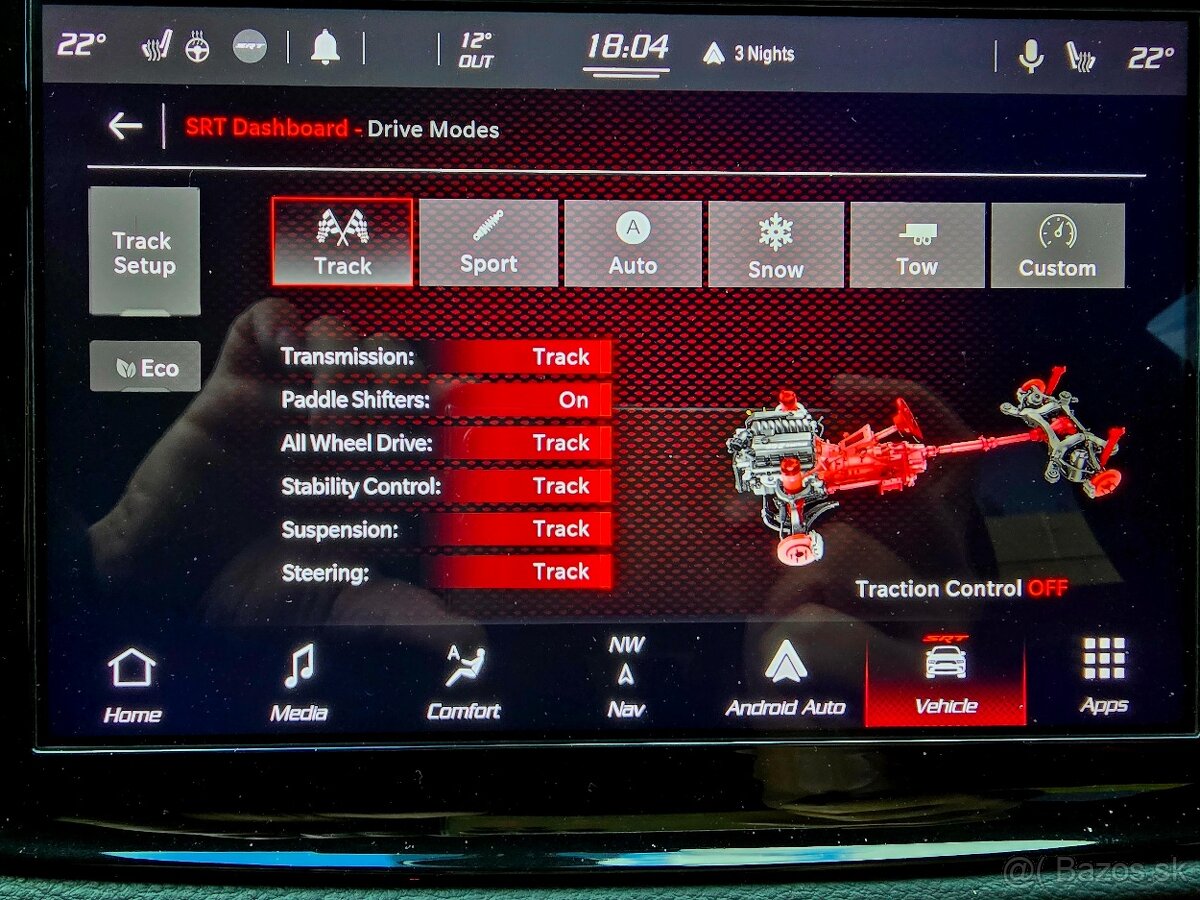 Dodge Durango 2021, SRT 6,4 HEMI, 4x4, ODPOČET DPH - 14