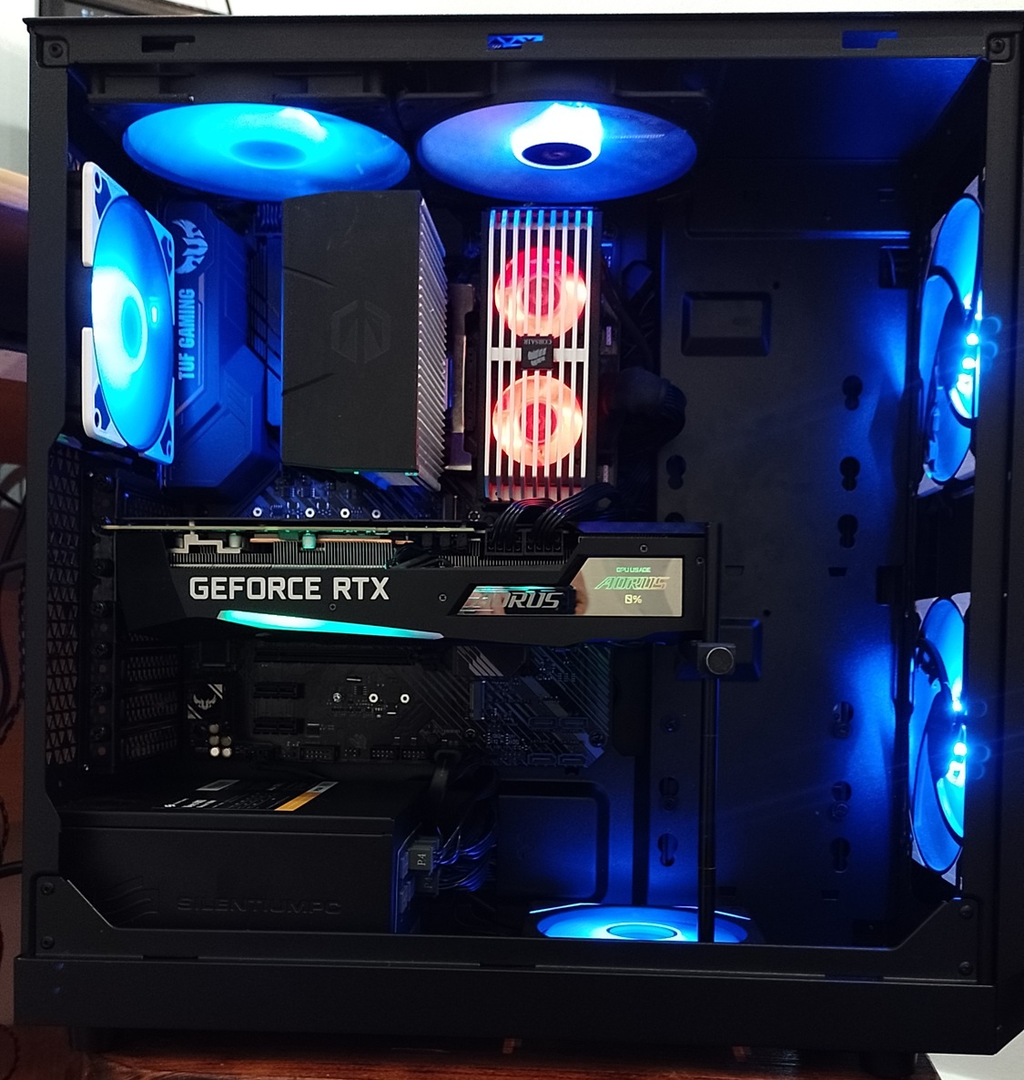 Výkonný herný PC–Ryzen5+RTX 3070 AORUS MASTER+32GB Dominator - 14