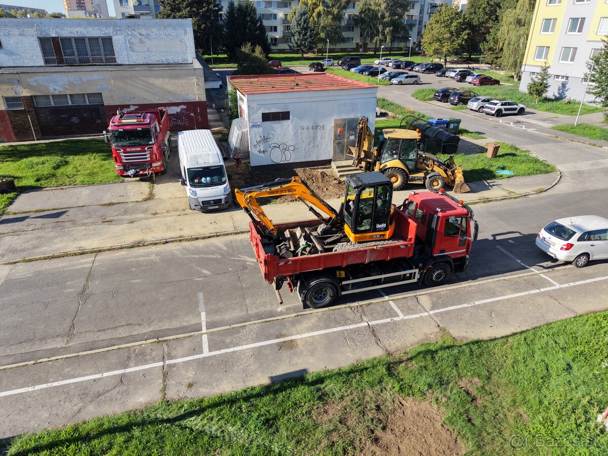 Zemne a vykopove prace ,doprava materialu - 14