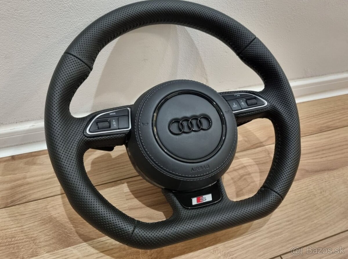 AUDI RS PERFOROVANY ZREZANY VOLANT MULTIFUNKCNY - 14