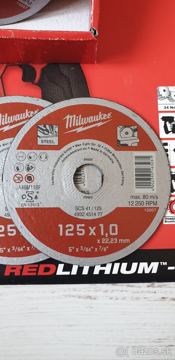Milwaukee 125x1x22.23 - 14