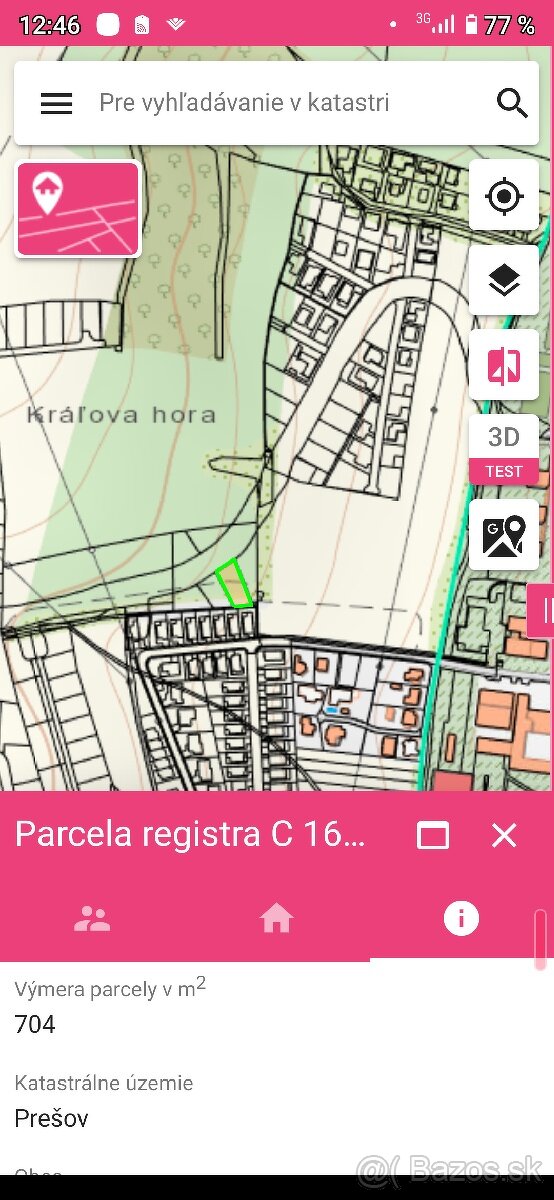 Pozemok Kráľova hoľa sídlisko 3 Prešov - 14