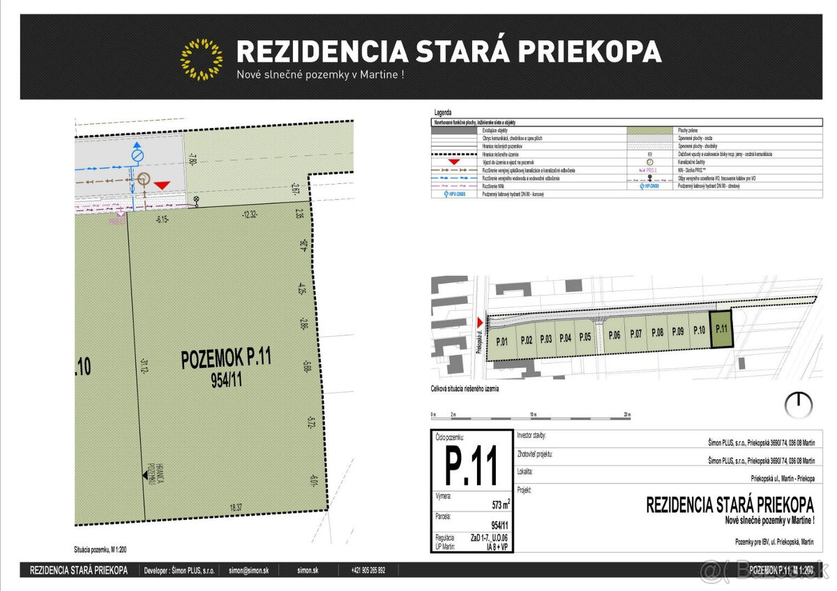 FINREA│ Na predaj stavebné pozemky "Rezidencia Stará Prieko - 14