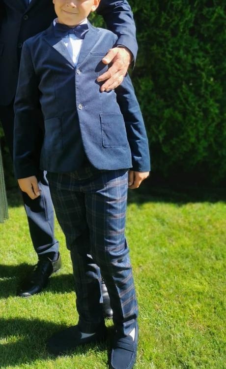 Oblek sako + nohavice 146/152 - 14