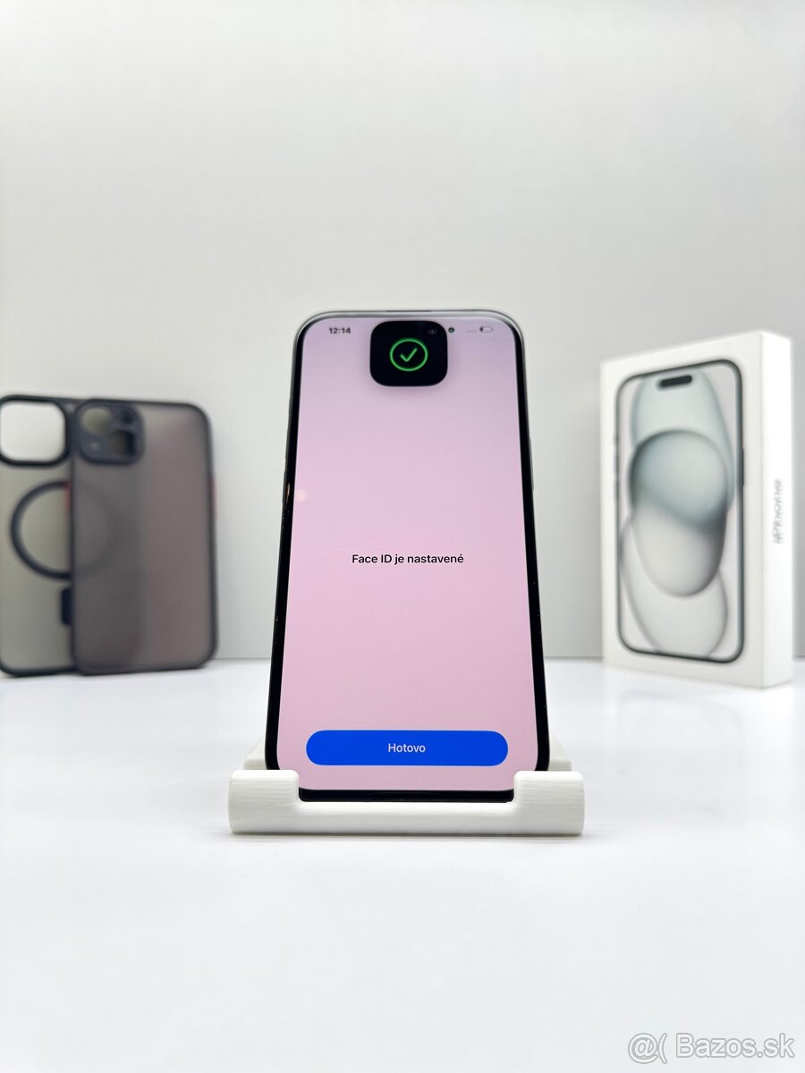 iPhone 15 BLACK 128GB TOP STAV ORIGINÁL+PRÍSLUŠENSTVO - 14