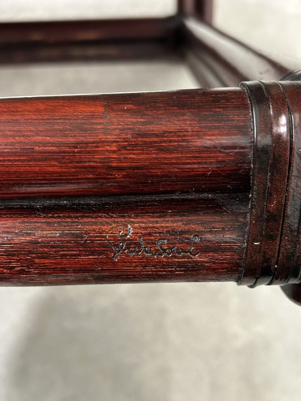 Dizajnový bambusový ušiak s podnožou Gervasoni - 14