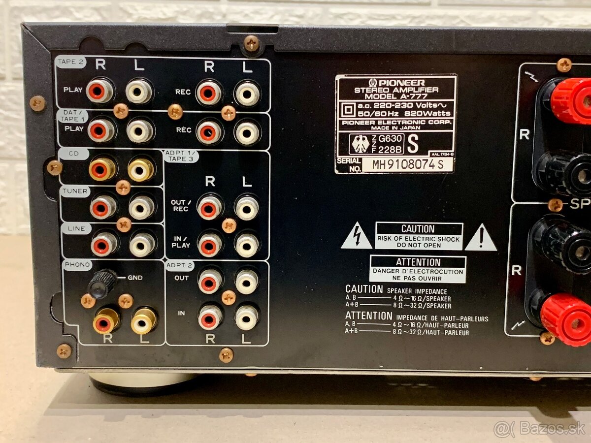 Pioneer A-777 …. Stereo zosilovač - 14