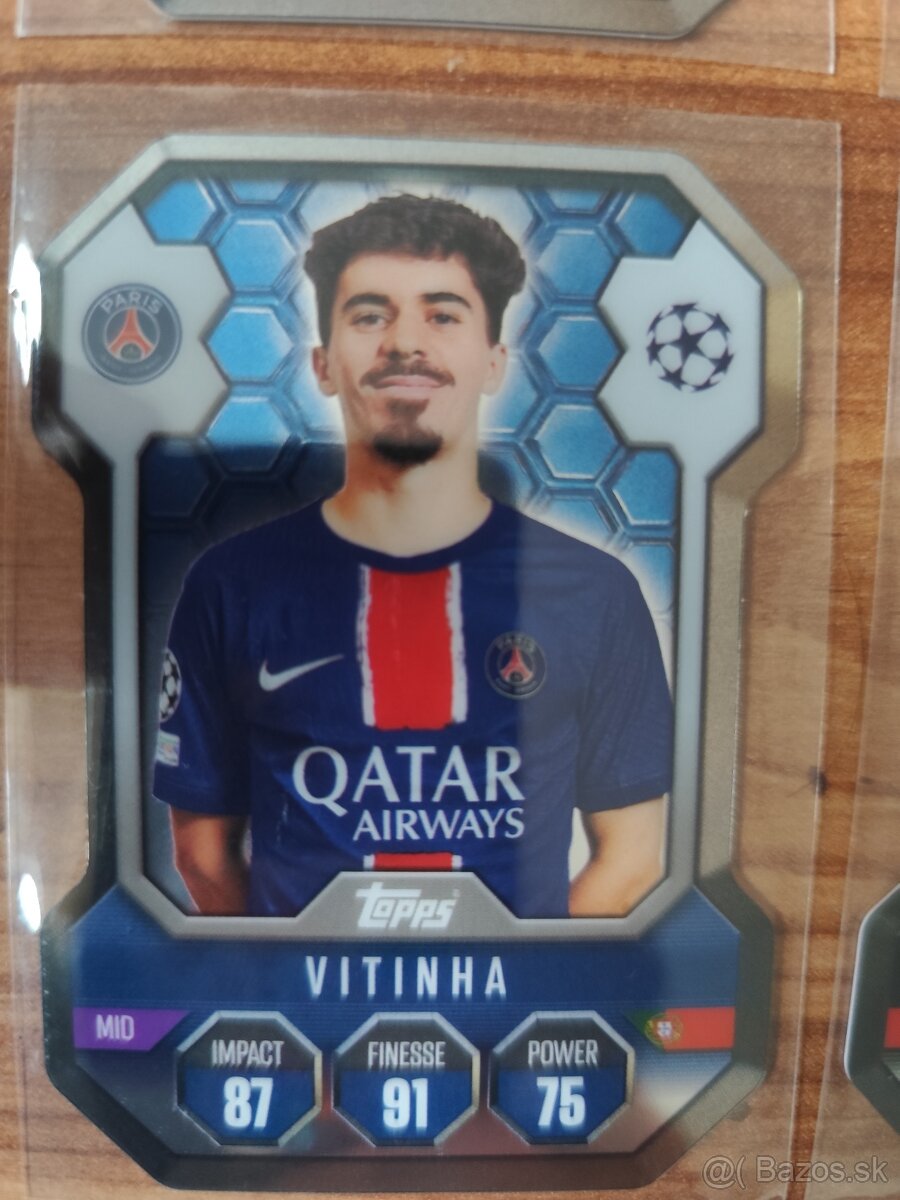 Futbalové kartičky Match Attax 2024/25 - Chrome Shield - 14