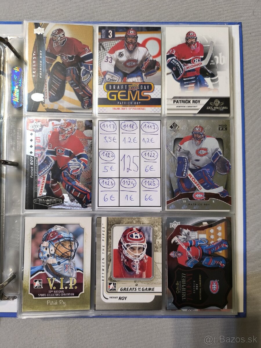 Hokejové kartičky - Patrick Roy 5 - 14