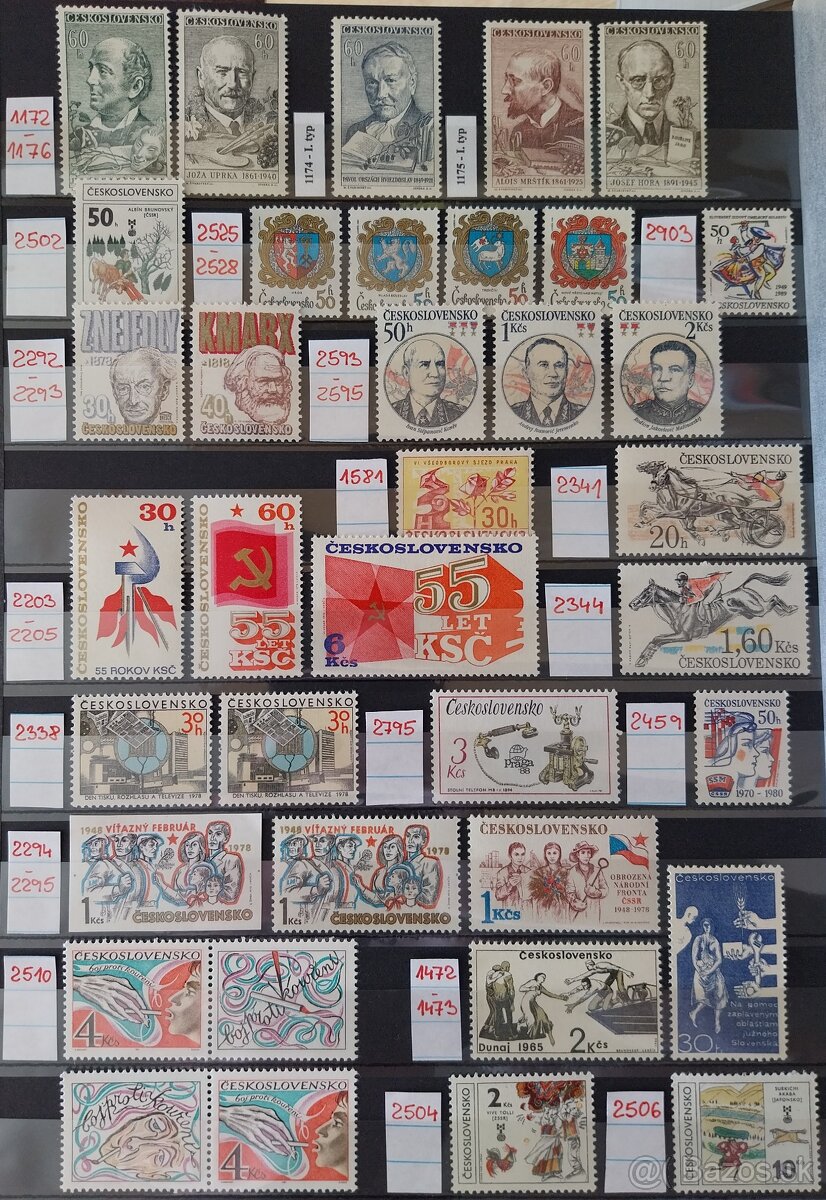 Známky ČESKOSLOVENSKO – 3 - 14