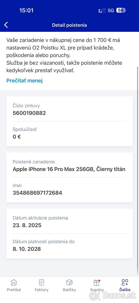 iPhone 16 Pro Max 256 GB záruka 7/2027 - 14