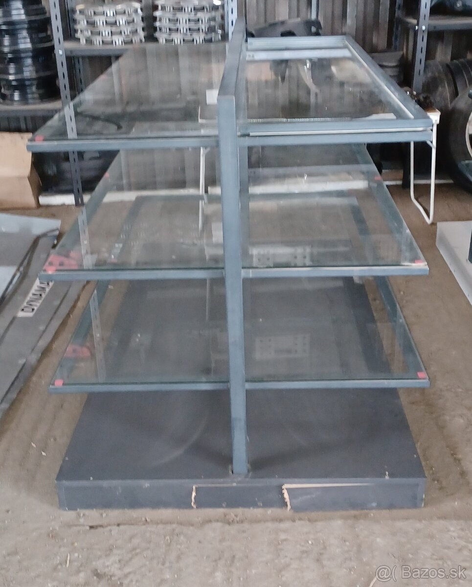 Veľké sklenené regále - 14