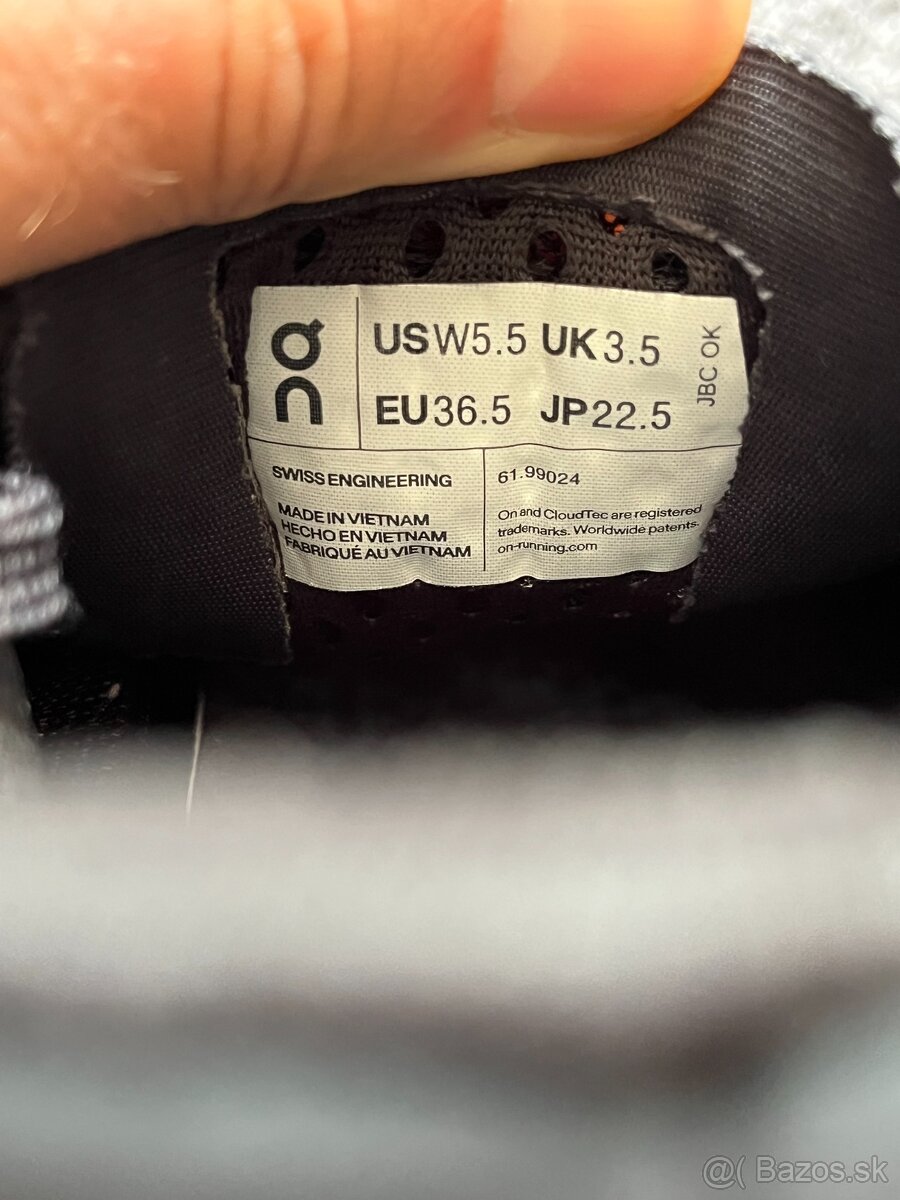 3x boty On Running Cloud vel. 36 - 36,5 - 14