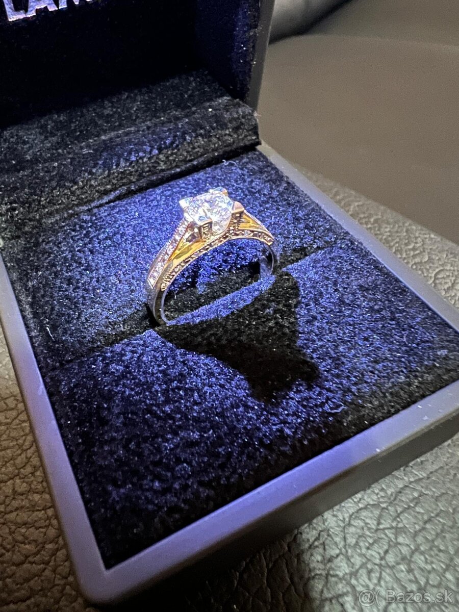 Zlatý dámsky prsteň - prstene - 14