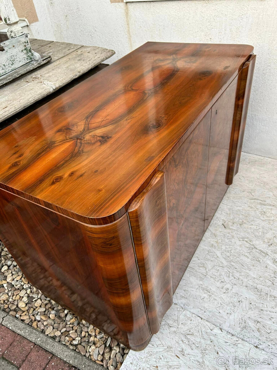 art DECO kabinet / sekretár - 14