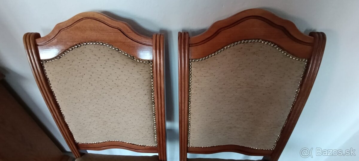 Rustikální jídelní set, stůl, židle, křesla, masív - 14