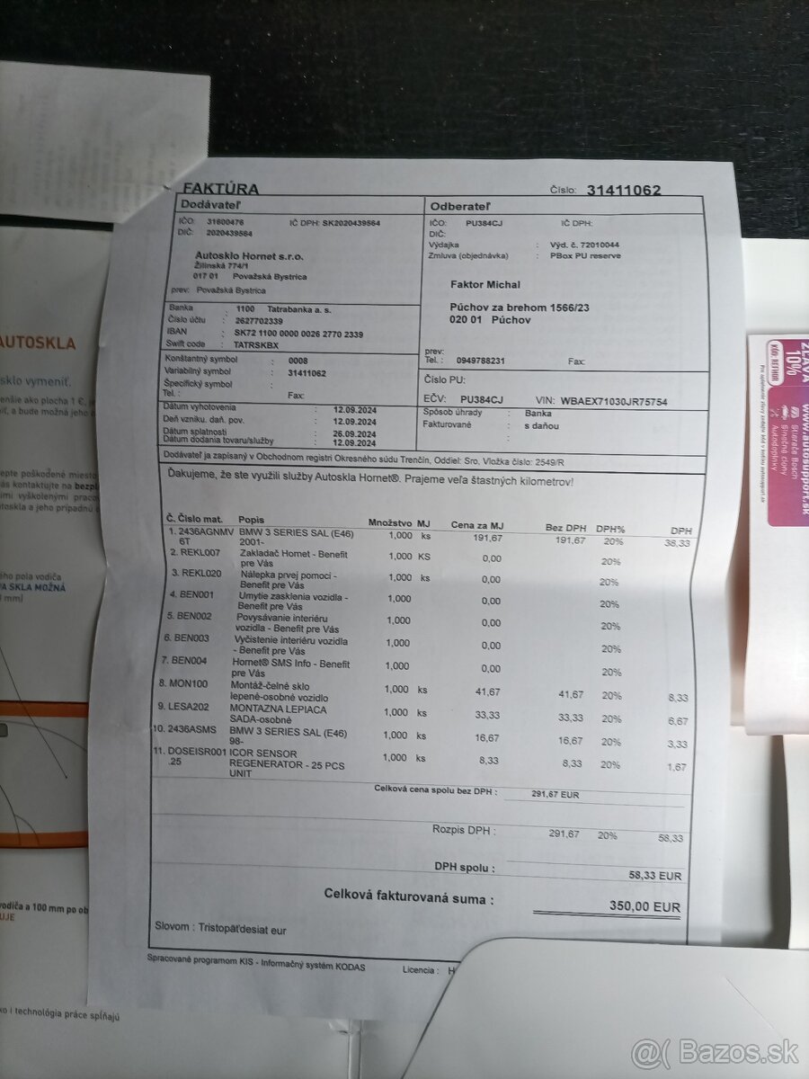 Predám BMW E46 330xd rok výroby 2004 nájazdených 270 000. A - 14