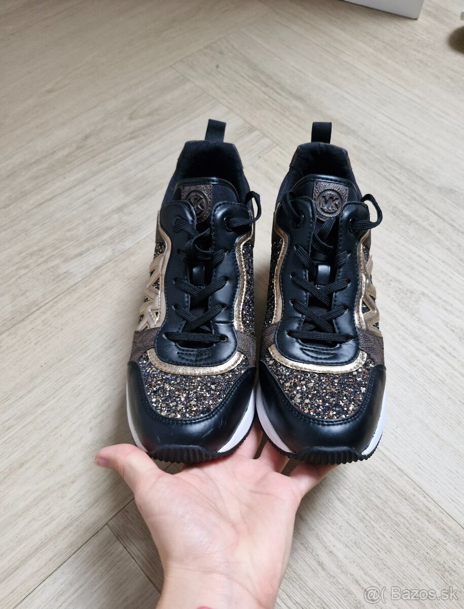 NOVE Michael Kors cierne,hnede,kremove,zlate tenisky 36-39 - 14