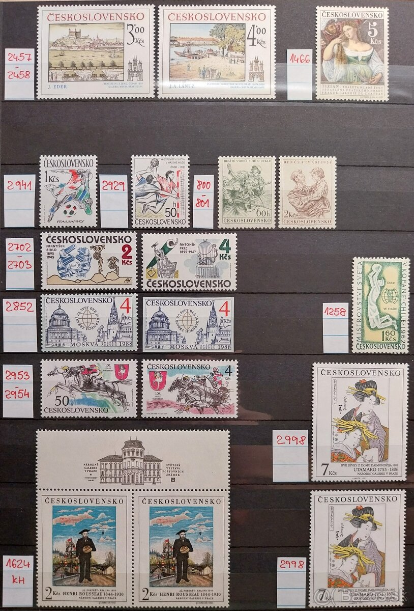 Známky ČSR – 1 - 14