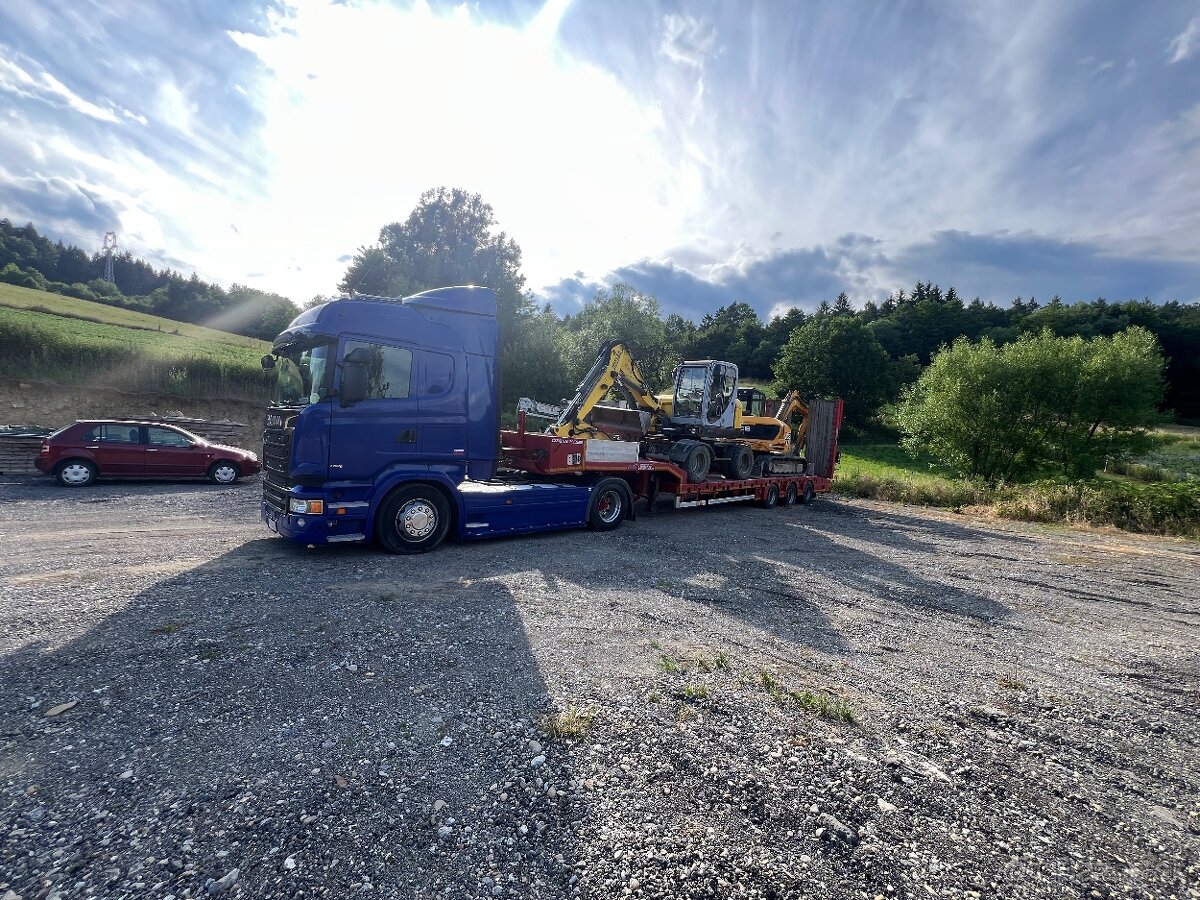 Preprava strojov podvalníkom , preprava materiálov - 14