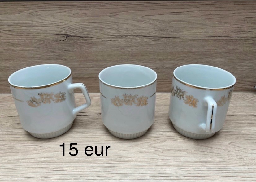 Predám retro poháre, šálky misy, taniere - 14