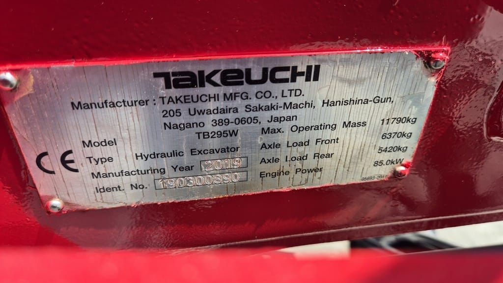 Takeuchi TB295W - 14