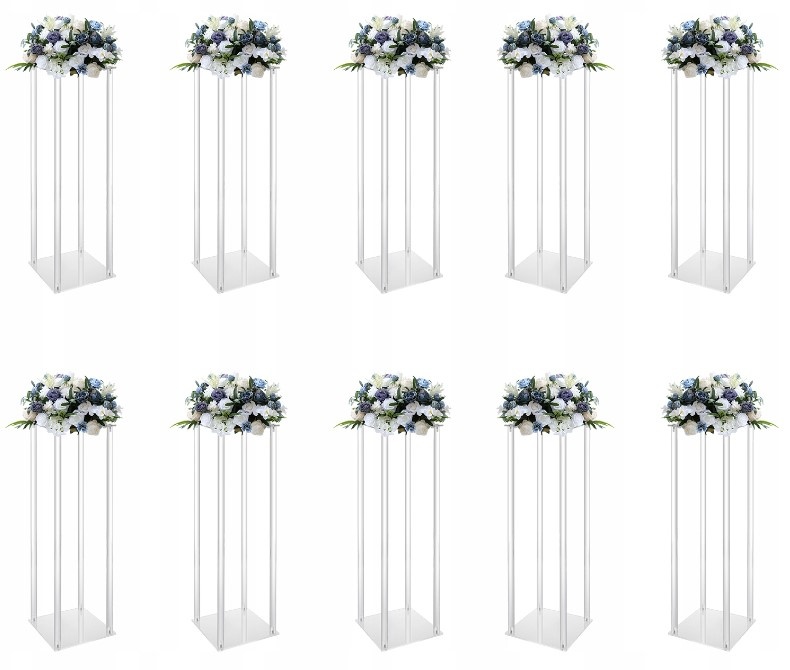 Svadobné a dekoračné doplnky – taniere, vázy, stojany, sviet - 14