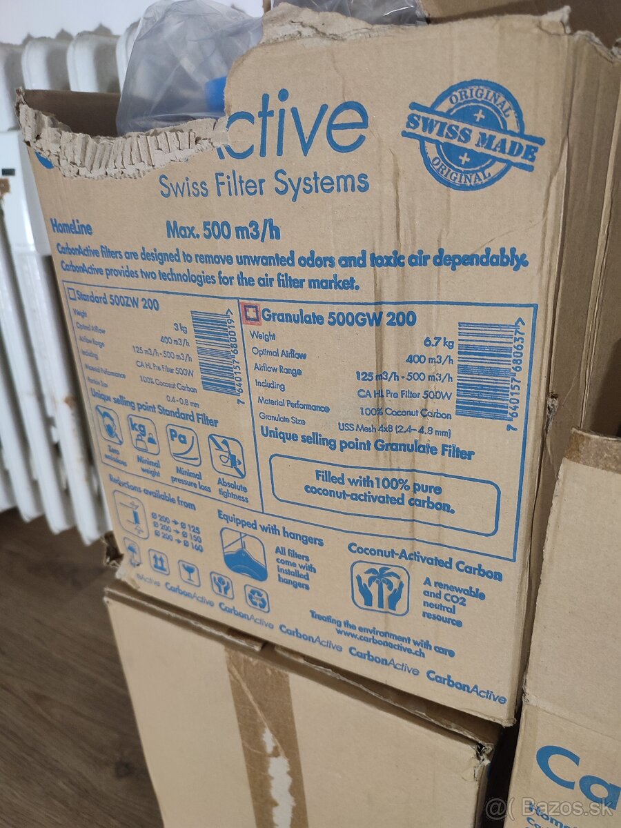 Carbon Active filtre nové a uhlíkové použite krátko - 14