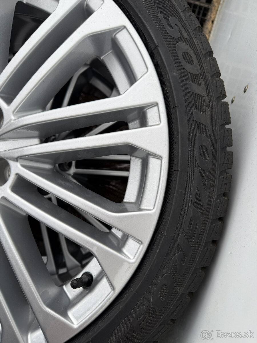 PREDÁM úplne NOVÚ sadu 18" ALU disky AUDI + nové zimné pneu - 14