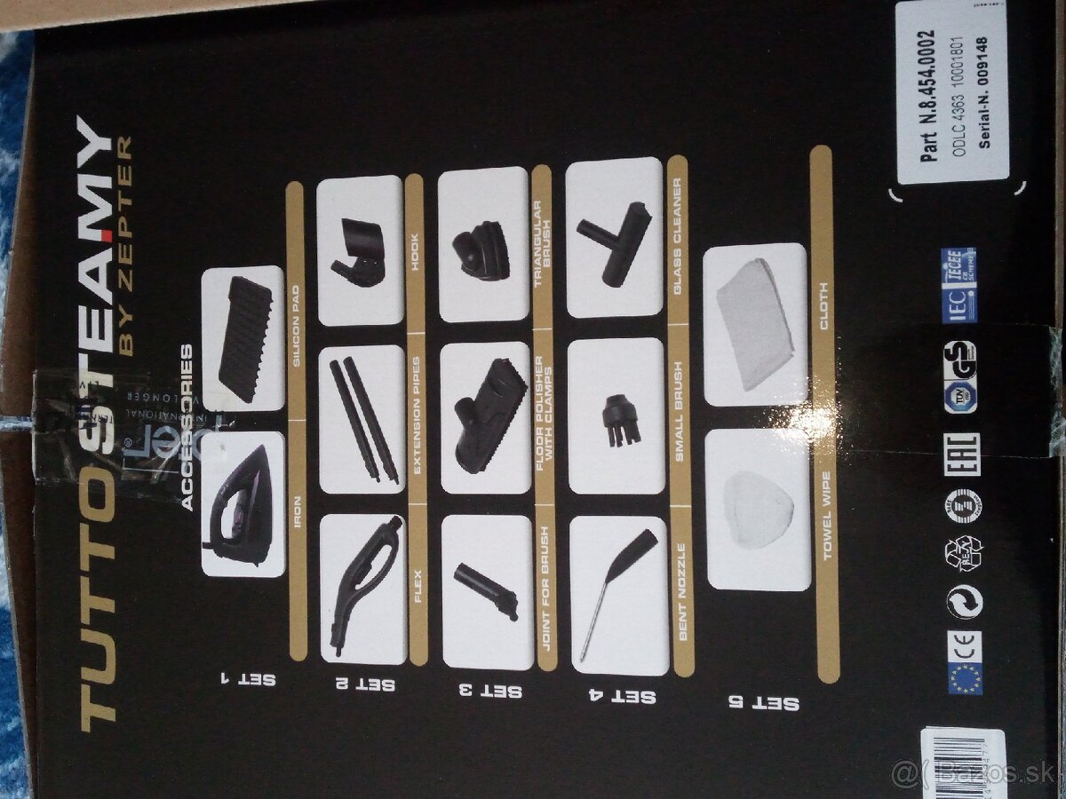 Zepter-Tuttosteamy parný čistič-zabalený - 14